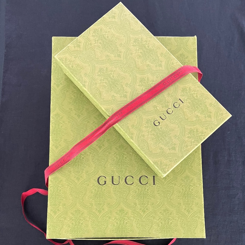 Gucci boxes and dust bags